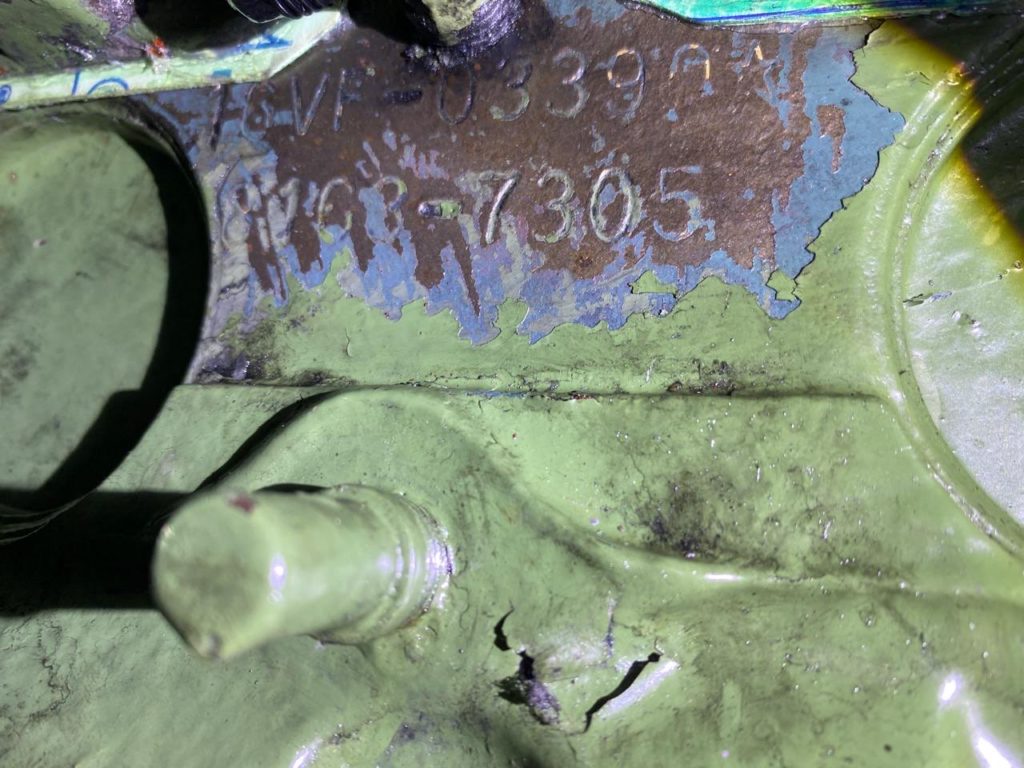 Serial Number On The Block Of A Detroit Diesel 6V92