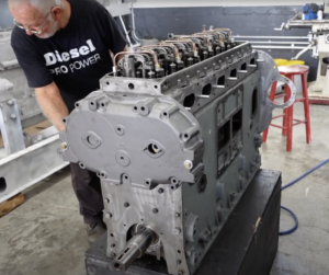 Detroit Diesel 671 Engine Longblock Being Built With Aftermarket Parts