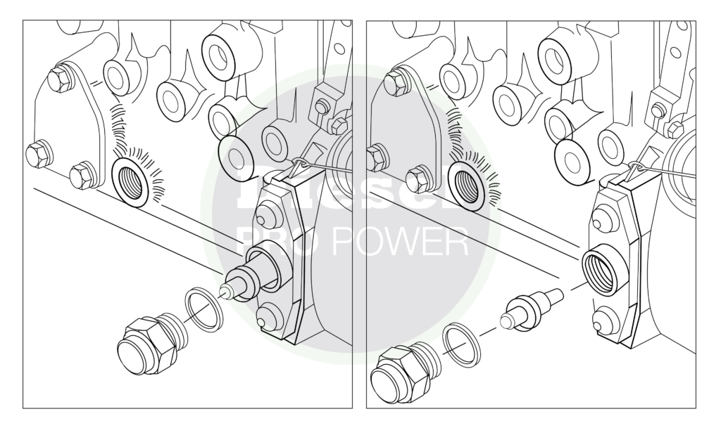 FUEL INJECTION PUMP TIMING PLUG