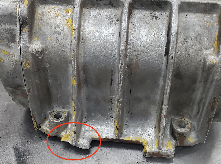 Damaged Blower Core - Housing Missing A Chunk Of Metal