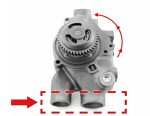 Detroit Diesel Water Pump for 6V71 RH - Rebuilt