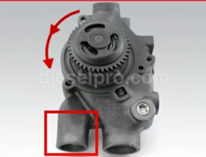 Water Pump for Detroit Diesel 6V92 and 8V92[Right Hand]