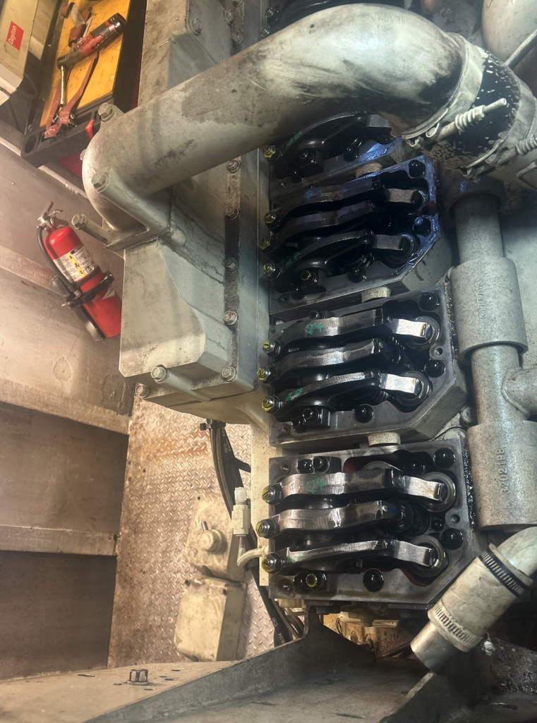 Cummins KTA19 In The Process Of Being Overhauled
