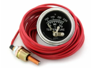 6 ft Engine water temperature gauge mechanical with alarm switch