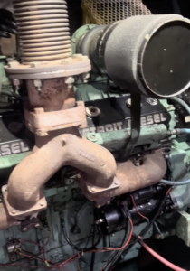 Detroit Diesel 12V92 Natural Maintenance In Engine Room Video