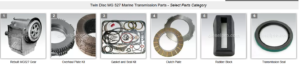 Parts Catalog for Twin Disc MG527 Marine Transmissions