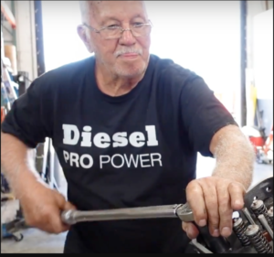 Technician uses a Torque wrench