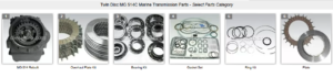 Parts Catalog for Twin Disc MG514C Marine Transmissions