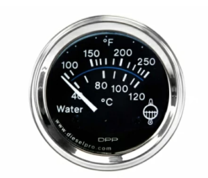 Electrical Water Temperature Gauge - 12 Volt, 0-250c Degrees