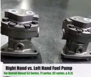 Right Hand Vs Left Hand Detroit Diesel Fuel Pump Video
