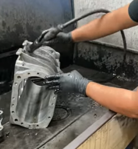 Cleaning Blower (Super Charger) W_ Mineral Spirits Video
