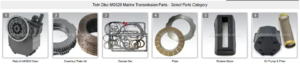 Parts Catalog for Twin Disc MG520 Marine Transmissions