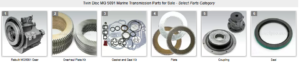 Parts Catalog for Twin Disc MG5091 Marine Transmissions