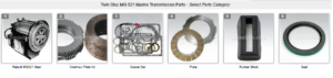 Parts Catalog for Twin Disc MG521 Marine Transmissions