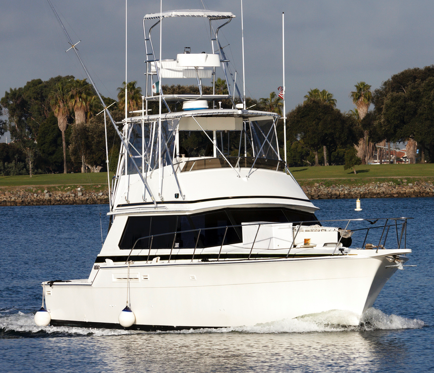 Sport Fisherman With Cummins Engine