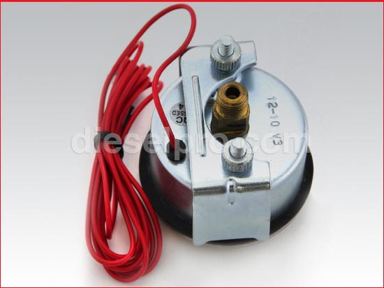 Manometro olio motore, meccanico con allarme da 0 a 100 PSI