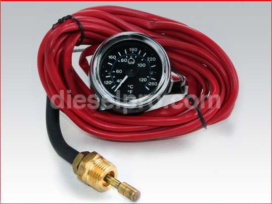 Manometro de temperatura de agua del motor 15 pies - mecanido