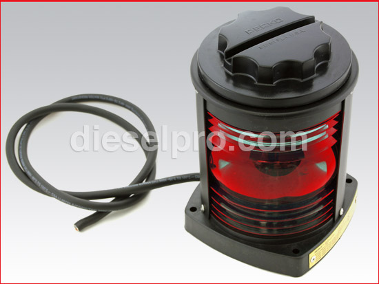 Lampu Navigasi Sisi Merah untuk Bot dari 20mts (65.6 ft) hingga 50mts (164 ft)