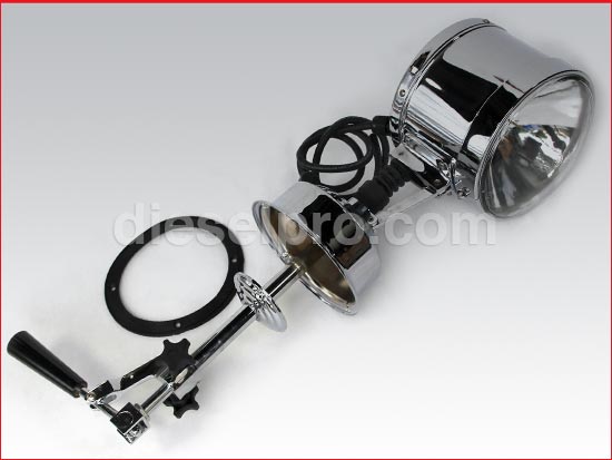 Perko Marine Searchlight 7 Diameter Chrome, 12 volt
