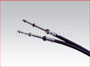 Câble de commande de moteur marin Teleflex 12 pieds de long 1/4 filetage