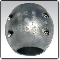Camp Company X8 Zink anod untuk poros baling-baling 1 3/4 inci