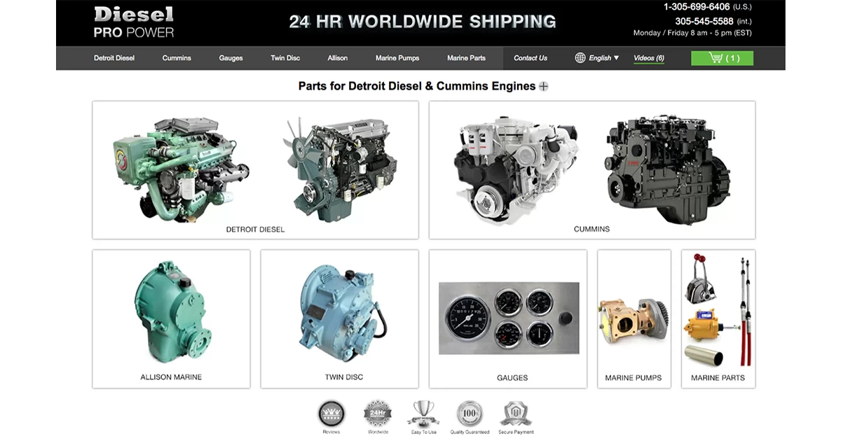 Diesel Pro Power Inc — Diesel repair shop in Miami, Florida