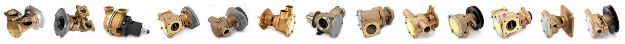 pompe acqua marine, detroit diesel, cummins, caterpillar, john deere